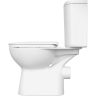 Безободковый напольный унитаз VITRA REIN 9857B003-7200 c сиденьем микролифт