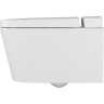 Безободковый подвесной унитаз VITRA NEST c функцией биде, встроенным смесителем, с бачком VITRA FRESH для моющего средства дюропластовое сиденье микролифт
