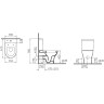 Чаша для унитаза VITRA ZENTRUM 5780B003-0585