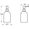 Диспенсер для жидкого мыла VITRA ORIGIN, медь