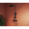 Душевая колонна VITRA AQUAHEAT BLISS 240 2F, матовый черный