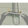 Душевая колонна VITRA AQUAHEAT BLISS 250, хром