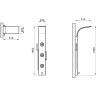 Душевая панель VITRA SYSTEM-06