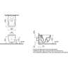 Инсталляция с унитазом VITRA SHIFT 9855B003-7206
