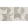 Керамогранит VITRA BETON/TERRAZZO-X R9 Ректификат Декор Геометрический Лаппато 30x60