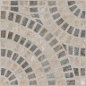 Керамогранит VITRA MARBLE/BETON-X R9 Ректификат Декор Круговой Темный Лаппато 60x60