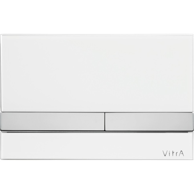Клавиша смыва VITRA SELECT стекло, цвет Глянцевый Белый