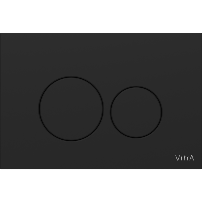 Кнопка смыва для инсталляции VITRA ORIGIN 740-2411 матовая черная