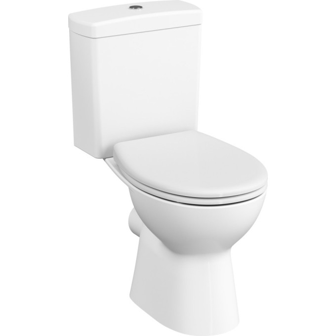 Комплект напольного безободкового унитаза VITRA S10 OPEN-BACK, сиденье микролифт, механизм 3/6 л