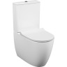 Комплект напольного унитаза VITRA SENTO RIM-EX BACK TO WALL, сиденье тонкое микролифт, механизм 3/6 л