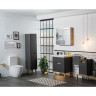Комплект напольного унитаза VITRA SENTO RIM-EX BACK TO WALL, сиденье тонкое микролифт, механизм 3/6 л