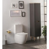 Комплект напольного унитаза VITRA SENTO RIM-EX BACK TO WALL, сиденье тонкое микролифт, механизм 3/6 л