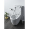 Комплект напольного унитаза VITRA SENTO RIM-EX BACK TO WALL, сиденье тонкое микролифт, механизм 3/6 л