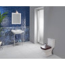 Комплект напольного унитаза VITRA SERENADA с деревянной крышкой, механизм 3/6 л