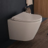 Комплект подвесной безободковый унитаз VITRA INTEGRA ROUND, система инсталляции VITRA V12, кнопка SIRIUS глянцевый хром, тонкое сиденье микролифт