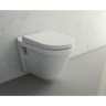 Комплект подвесной безободковый унитаз VITRA S50 RIM-EX, система инсталляции VITRA V12, кнопка LOOP O глянцевый хром, сиденье микролифт
