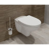Комплект подвесной унитаз VITRA NORMUS, система инсталляции VITRA V8, кнопка LOOP R глянцевый хром, сиденье микролифт