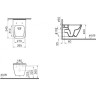 Комплект VITRA L-BOX INTEGRA SQUARE кнопка хром