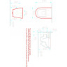 Комплект VITRA L-BOX SANIBELLE кнопка хром