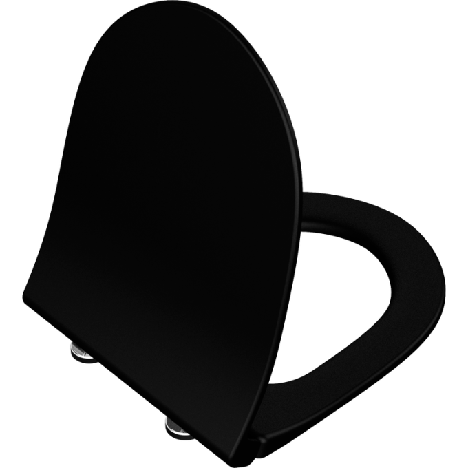Крышка-сиденье VITRA SENTO 120-483-009 с микролифтом, матовая черная