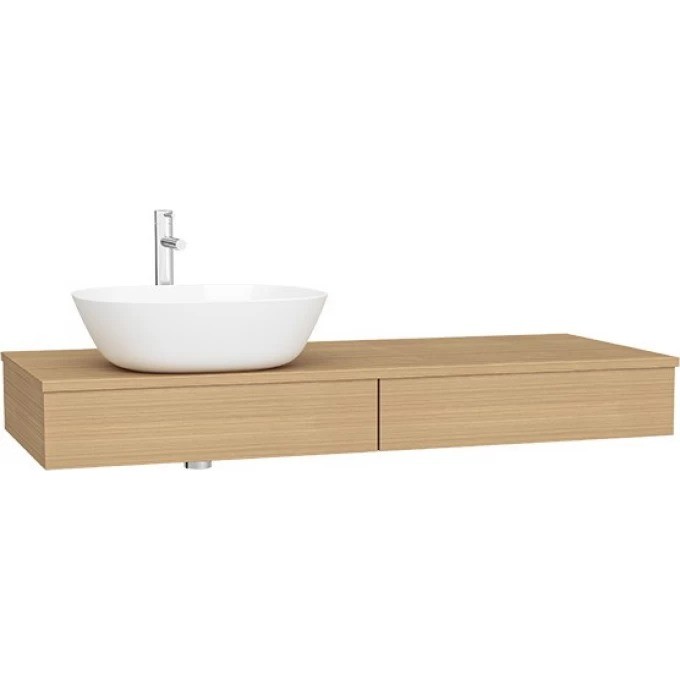 Модуль под раковину VITRA ORIGIN 120 см под раковину с выдвижным ящиком, левосторонний, дуб