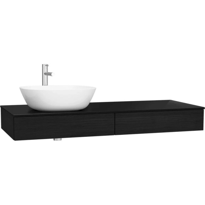 Модуль под раковину VITRA ORIGIN 120 см с выдвижным ящиком, левосторонний, черный дуб