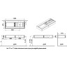 Модуль под раковину VITRA ORIGIN 120 см с выдвижным ящиком, правосторонний, черный дуб