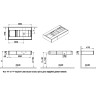Модуль под раковину VITRA ORIGIN 90 см с выдвижным ящиком, правосторонний, черный дуб