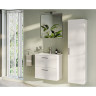 Набор VITRA MIA 60 см с выдвижными ящиками (раковина, шкаф под раковину, зеркало), цвет белый глянцевый