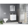 Набор VITRA MIA 60 см с выдвижными ящиками (раковина, шкаф под раковину, зеркало), цвет белый глянцевый