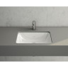 Накладная раковина VITRA S20, прямоугольная 50 cм, c переливом, цвет белый