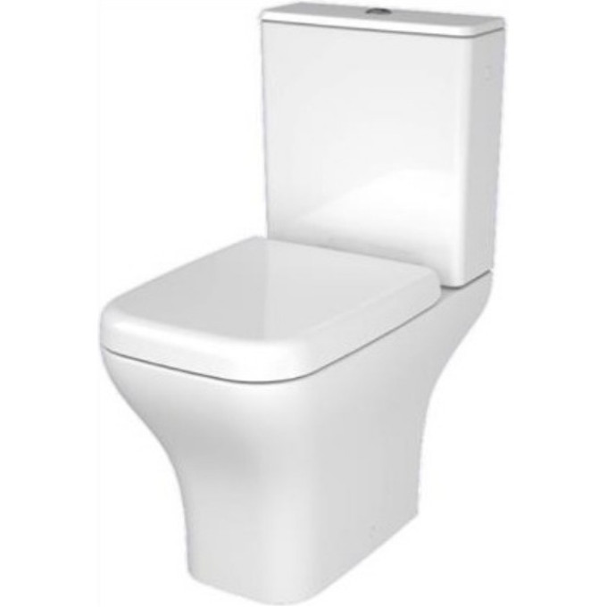 Напольный унитаз VITRA POLAR безободковый двурежимный механизм смыва 3/6 л сиденье микролифт