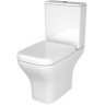 Напольный унитаз VITRA POLAR безободковый двурежимный механизм смыва 3/6 л сиденье микролифт