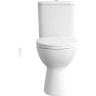Напольный унитаз VITRA S10 SMOOTHFLUSH безободковый c термопластовым сиденьем микролифт