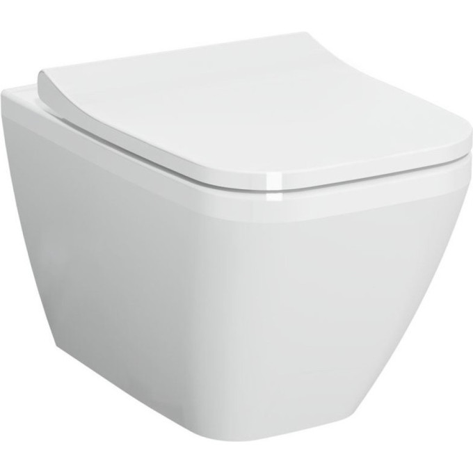 Подвесной безободковый унитаз VITRA INTEGRA SQUARE