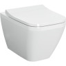 Подвесной безободковый унитаз VITRA INTEGRA SQUARE