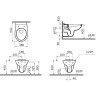 Подвесной унитаз VITRA NORM FIT