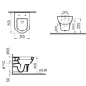 Подвесной унитаз VITRA ZENTRUM 5785B003-0075