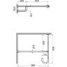Поручень опорный напольный под углом VITRA ARKITEKT 90°