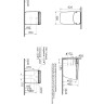 Приставной безободковый унитаз VITRA V-CARE PRIME