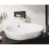 Раковина-чаша VITRA METROPOLE, овальная 60 см, c переливом, цвет белый