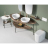 Раковина-чаша VITRA PLURAL низкая, квадратная 45 cм, цвет Матовый Белый