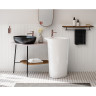Раковина-чаша VITRA PLURAL низкая, квадратная 45 cм, цвет Матовый Черный