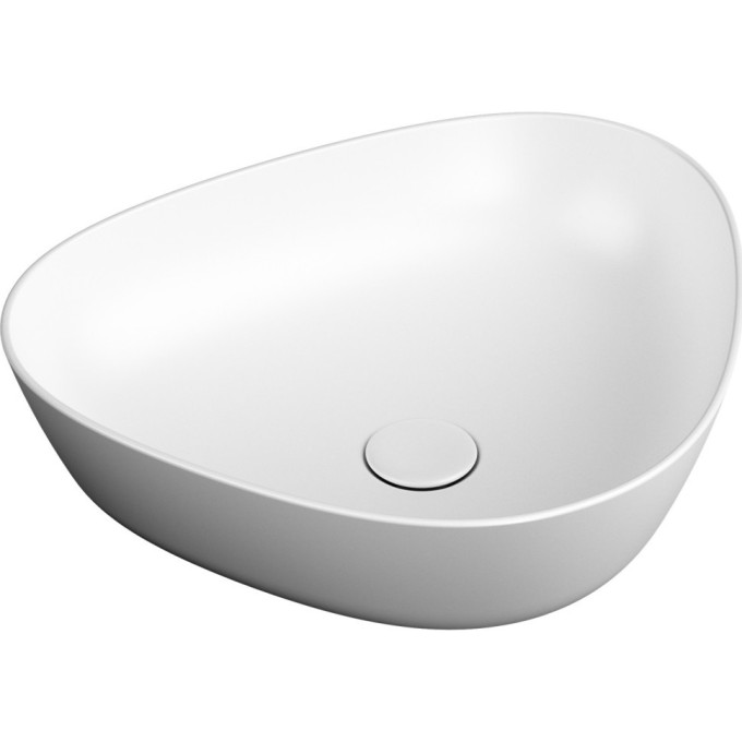 Раковина-чаша VITRA PLURAL низкая, треугольная 47 cм, цвет Матовый Белый