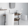 Раковина-чаша VITRA PLURAL низкая, треугольная 47 cм, цвет Матовый Белый