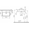 Раковина VITRA M20 52 x 40 см, белая, санитарный фарфор 8313B003-0001