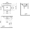 Раковина VITRA S20 7475B003-0618