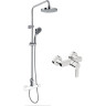 Сет с душевой стойкой VITRA SYSTEM RAIN и FLO S