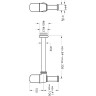 Сифон для раковины (металлический) VITRA