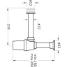 Сифон для раковины (пластиковый) VITRA